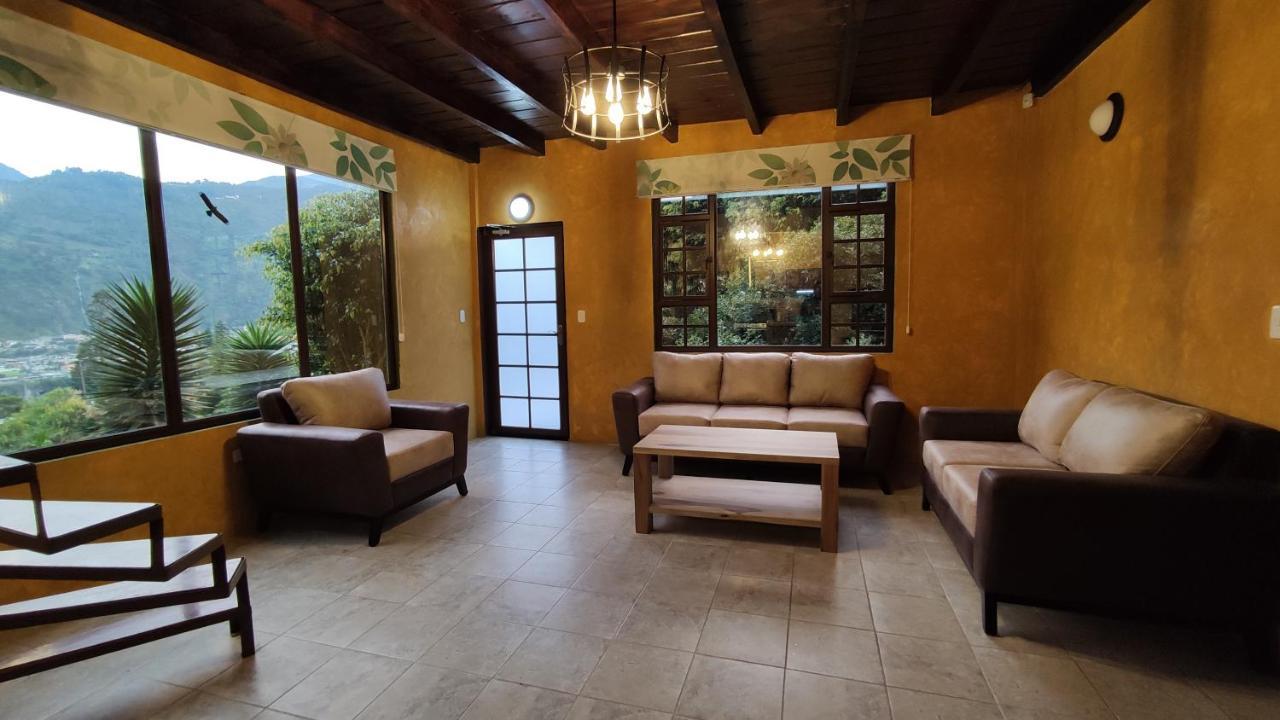 "Casa Verde" En Banos De Agua Santa Con Vista Al Volcan Tungurahua Екстериор снимка