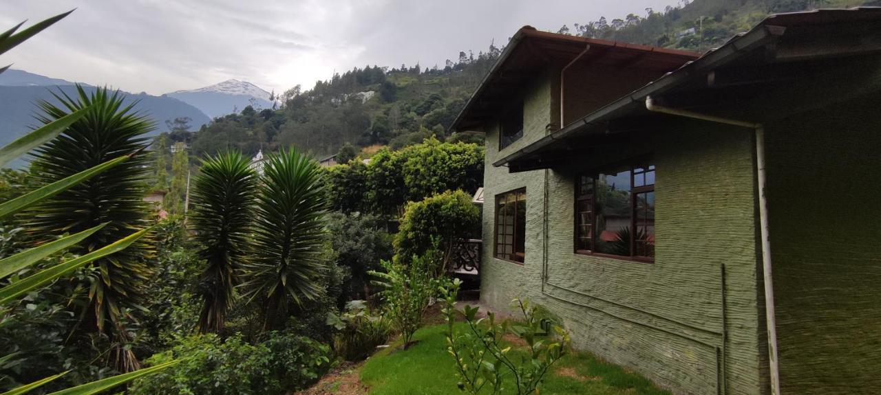 "Casa Verde" En Banos De Agua Santa Con Vista Al Volcan Tungurahua Екстериор снимка