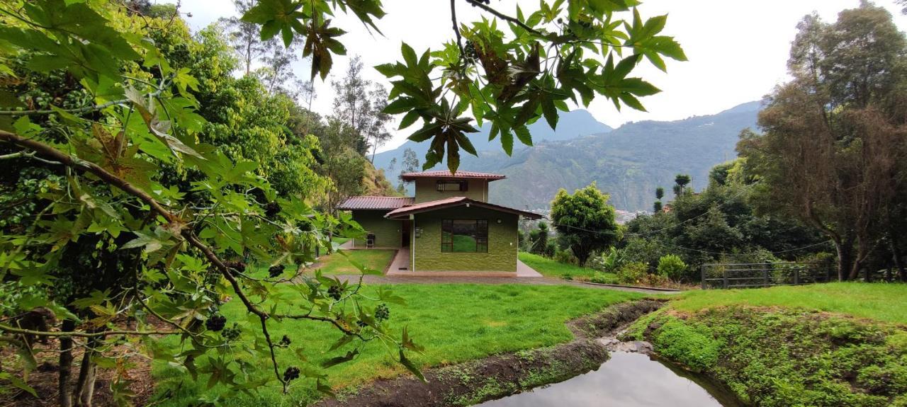 "Casa Verde" En Banos De Agua Santa Con Vista Al Volcan Tungurahua Екстериор снимка