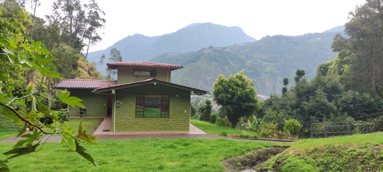 "Casa Verde" En Banos De Agua Santa Con Vista Al Volcan Tungurahua Екстериор снимка