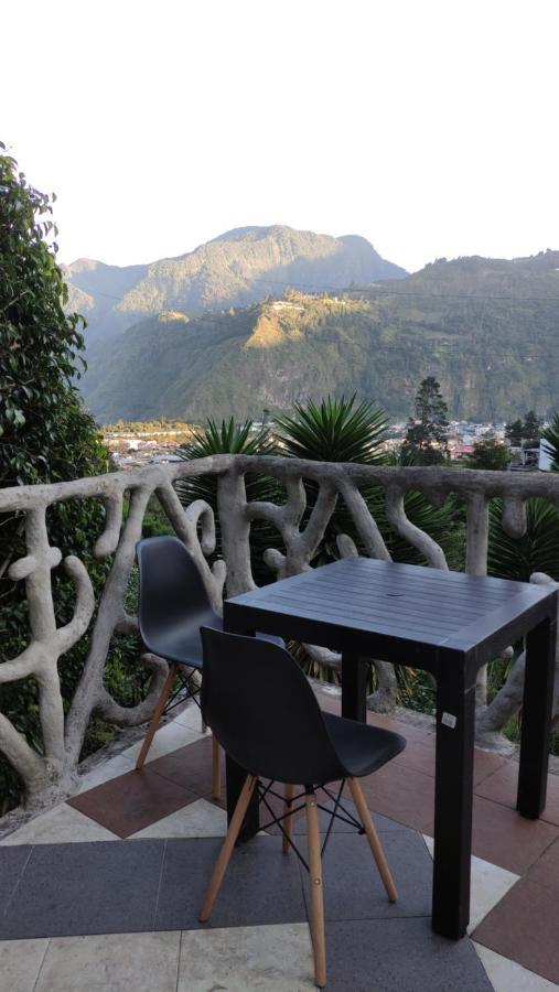"Casa Verde" En Banos De Agua Santa Con Vista Al Volcan Tungurahua Екстериор снимка